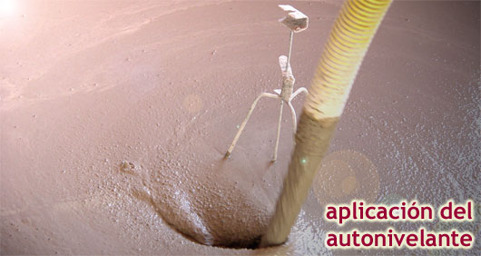 aplicacion del autonivelante aplicacion del autonivelante